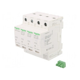 Limitator Supratensiune Tip 1 2 Poli pentru Şină DIN | Electronic-mag.ro | Componente Electronice