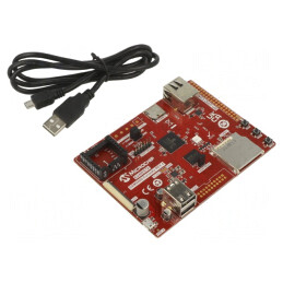 Kit Dezvoltare Microchip SAM9X60 cu Programator/Debugger Integrat