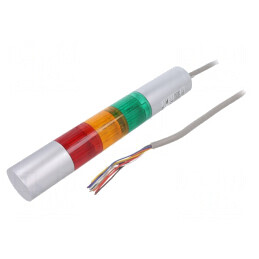 Coloană de semnalizare LED roșu/ambră/verde | Electronic-mag.ro | Componente Electronice