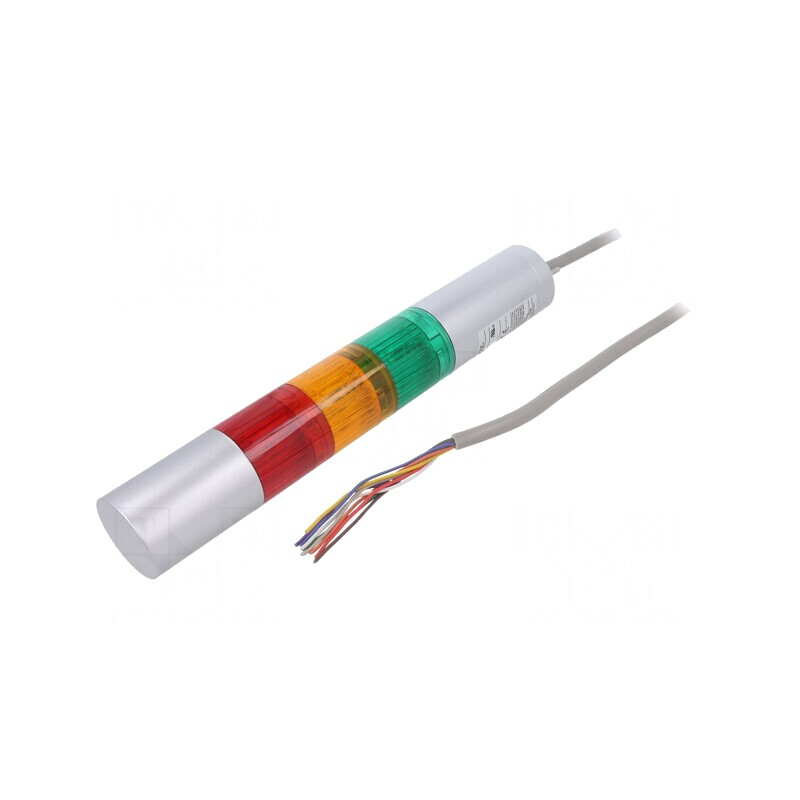 Coloană de semnalizare LED roșu/ambră/verde | Electronic-mag.ro | Componente Electronice