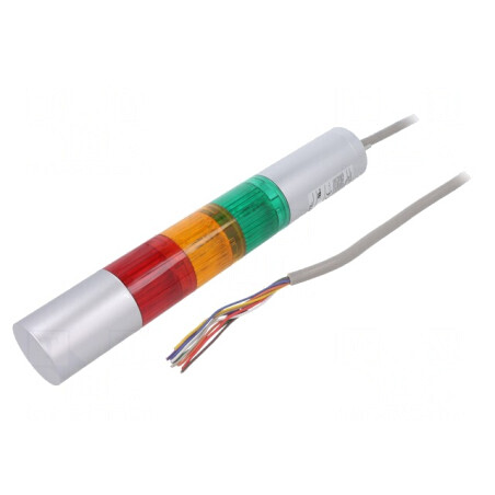 Coloană de semnalizare LED roșu/ambră/verde | Electronic-mag.ro | Componente Electronice