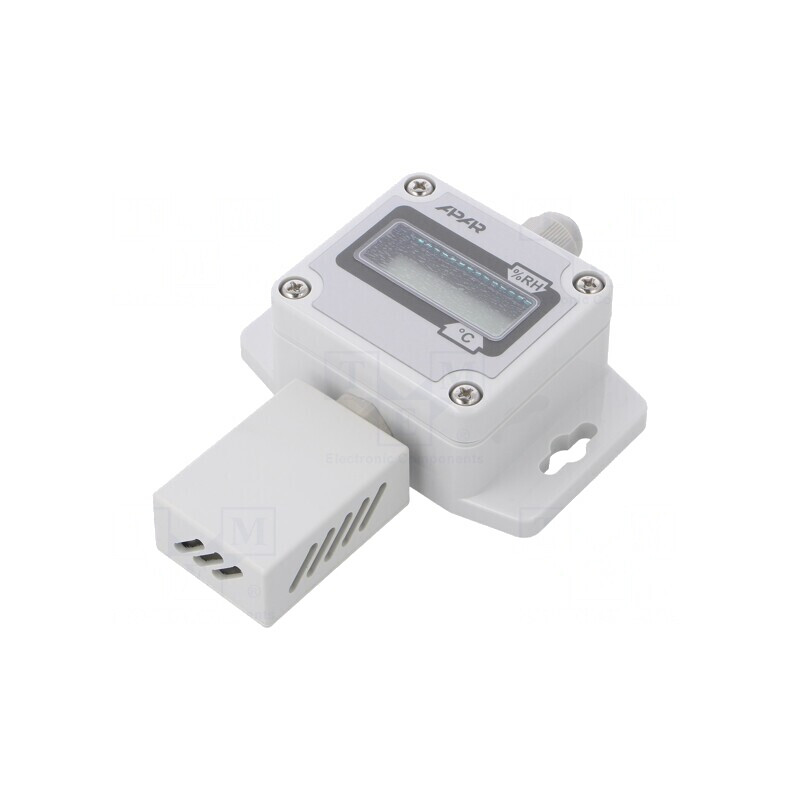 Adaptor CO2 cu Afișaj LCD și Senzor de Temperatură și Umiditate 12-36VDC | Electronic-mag.ro | Componente Electronice