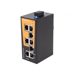 Switch Ethernet 8 Porturi Neadministrabil 9.6-60VDC | Electronic-mag.ro | Componente Electronice
