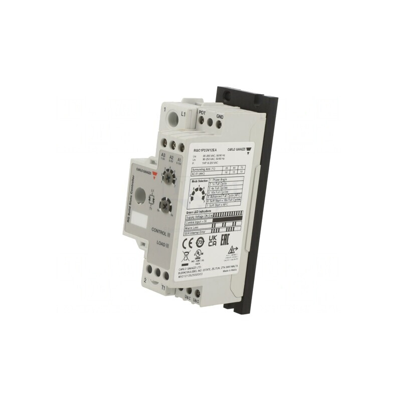 Releu semiconductor 15A 1-fazat IP20 | Electronic-mag.ro | Componente Electronice