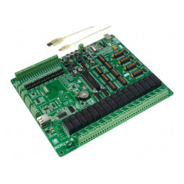 Kit Dezvoltare Microchip PIC18 și PICPLC16 V6 PLC System | Electronic-mag.ro | Componente Electronice