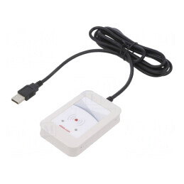 Cititor RFID USB Antenă 100mm Alb