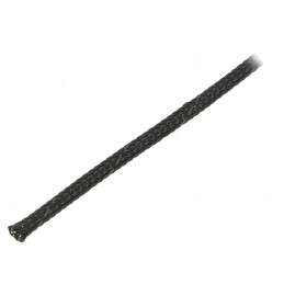 Trese din Poliester Neagră 4mm Rolă | Electronic-mag.ro | Componente Electronice