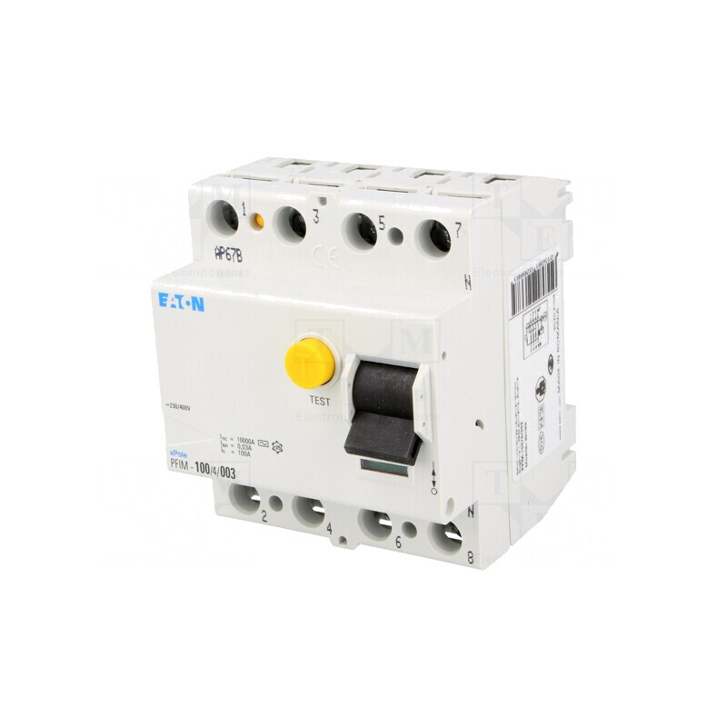 Întrerupător diferenţial 100A 30mA 4 Poli 400VAC | Electronic-mag.ro | Componente Electronice Întrerupător diferenţial 100A 30mA 4 Poli 400VAC | Electronic-mag.ro | Componente Electronice