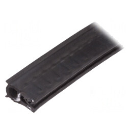 Ecrană EPDM 20m Neagră 20,5mm | Electronic-mag.ro | Componente Electronice