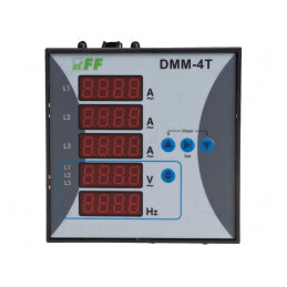 Aparat de Măsură Parametri Rețea 3-Fazat cu Panou LED - DMM-4T