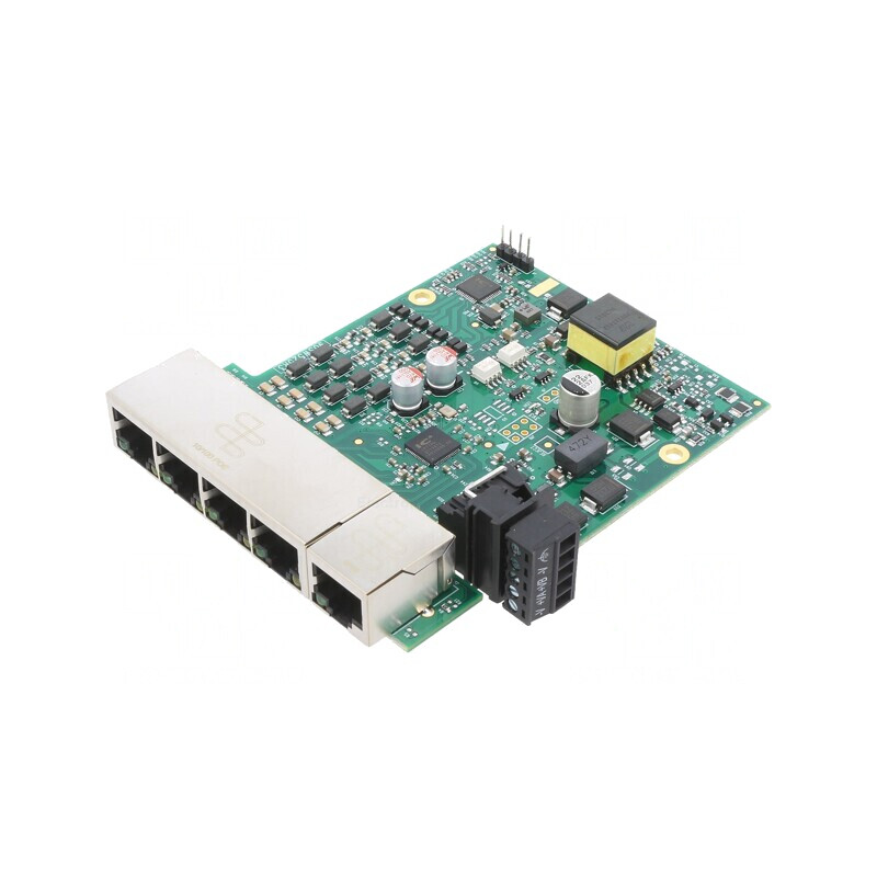 Switch PoE Ethernet Neadministrabil 5 Porturi 44-57VDC | Electronic-mag.ro | Componente Electronice