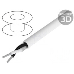 Cablu Alpha Essential C&C 2x24AWG 30,5m | Electronic-mag.ro | Componente Electronice