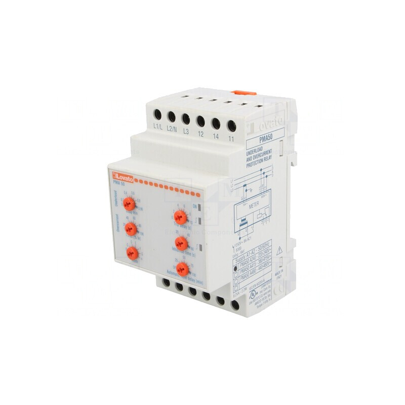 Releu de Monitorizare 230VAC pentru Şină DIN SPDT PMA50A240 | Electronic-mag.ro | Componente Electronice Releu de Monitorizare 230VAC pentru Şină DIN SPDT PMA50A240 | Electronic-mag.ro | Componente Electronice
