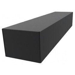 Carcasă oțel neagră 1441 102x432x76mm | Electronic-mag.ro | Componente Electronice
