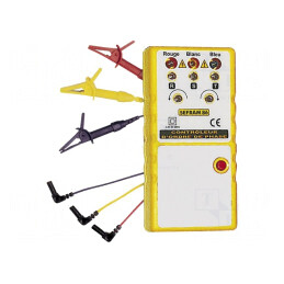 Tester succesiune faze 50-60Hz cu husă SEFRAM86 | Electronic-mag.ro | Componente Electronice