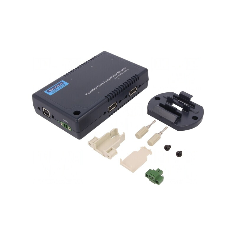HUB 10-30VDC pentru Șină DIN cu 5 Porturi USB 2.0 și Cablu USB | Electronic-mag.ro | Componente Electronice