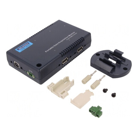 HUB 10-30VDC pentru Șină DIN cu 5 Porturi USB 2.0 și Cablu USB | Electronic-mag.ro | Componente Electronice