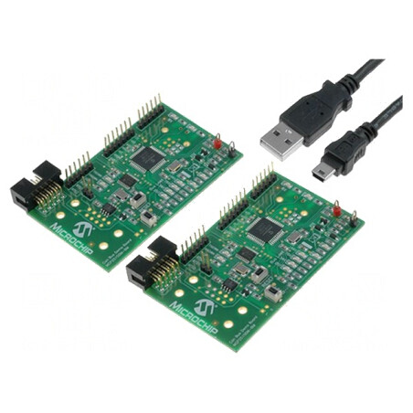 Kit Dezvoltare Microchip PIC18F4550 MCP2515DM-BM | Electronic-mag.ro | Componente Electronice