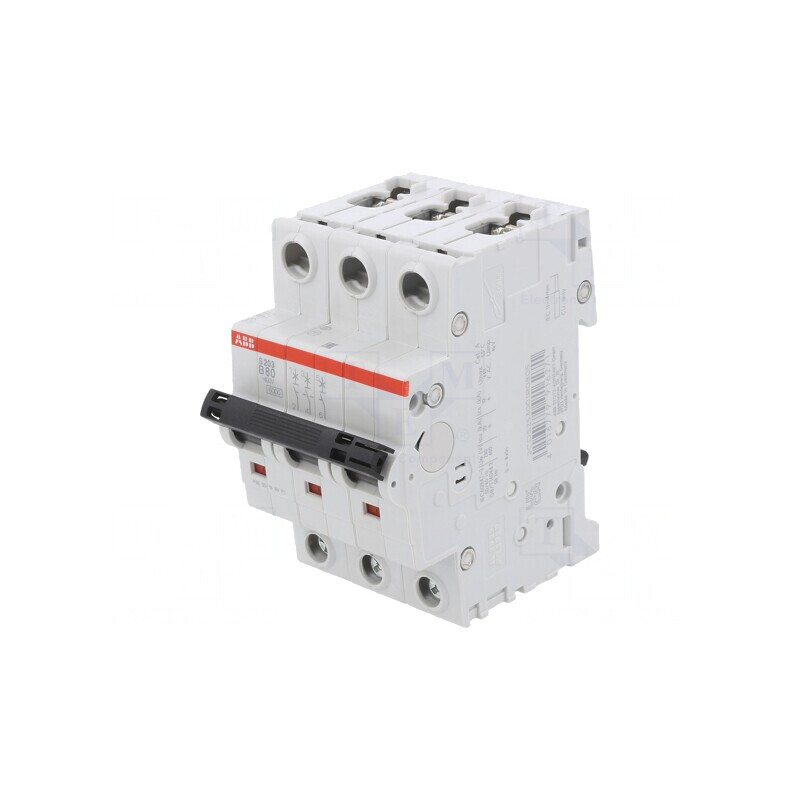 Întrerupător de Supracurent 80A 3P 6kA 230/400VAC | Electronic-mag.ro | Componente Electronice