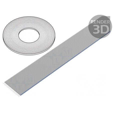 Cablu Bandă 0,635mm 30AWG Cu LSZH 100FT | Electronic-mag.ro | Componente Electronice