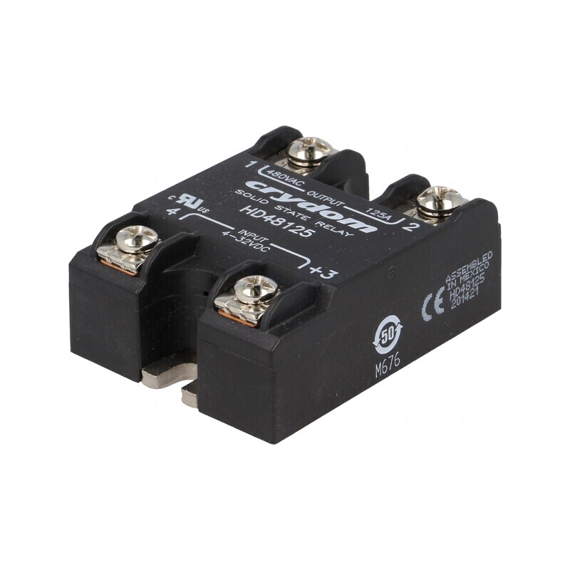Releu Semiconductor 125A 1-Fazat 4-32VDC 48-530VAC | Electronic-mag.ro | Componente Electronice Releu Semiconductor 125A 1-Fazat 4-32VDC 48-530VAC | Electronic-mag.ro | Componente Electronice