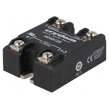 Releu Semiconductor 125A 1-Fazat 4-32VDC 48-530VAC | Electronic-mag.ro | Componente Electronice