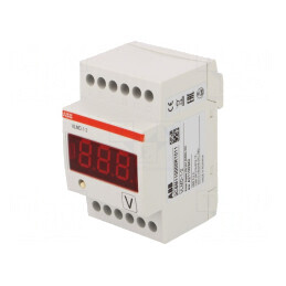 Voltmetru Digital LED pentru Montare 0-500V VDC/VAC | Electronic-mag.ro | Componente Electronice
