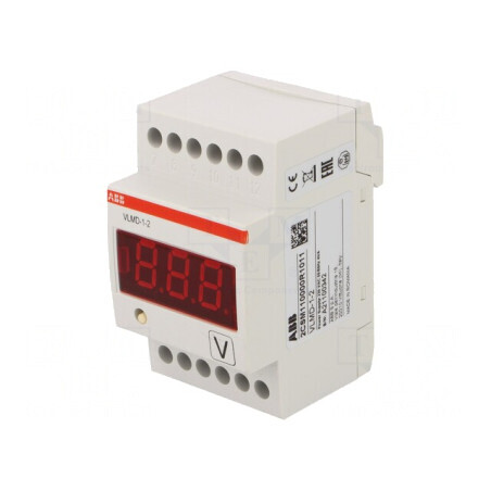 Voltmetru Digital LED pentru Montare 0-500V VDC/VAC | Electronic-mag.ro | Componente Electronice