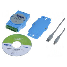 Convertor USB la RS232/RS422/RS485 2 Porturi 10-30VDC | Electronic-mag.ro | Componente Electronice