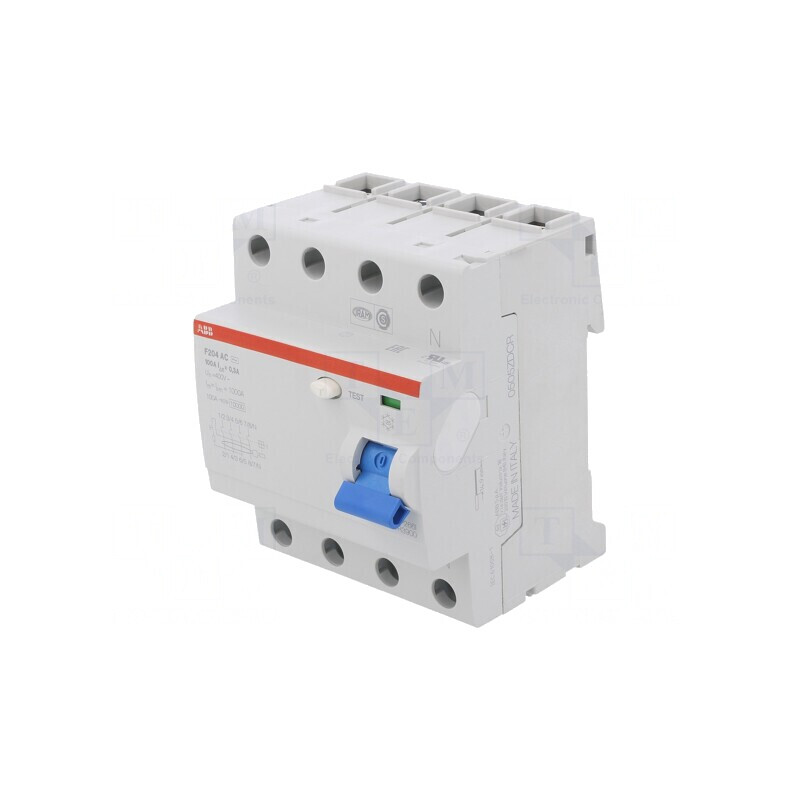 Întrerupător diferențial 100A 300mA 4P 400VAC | Electronic-mag.ro | Componente Electronice