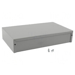 Carcasă Universală din Oțel Natural 152x254x51mm | Electronic-mag.ro | Componente Electronice