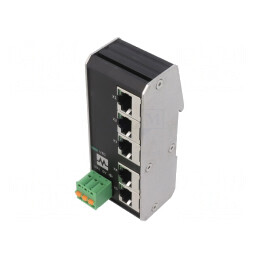 Switch Ethernet 5 Porturi Neadministrabil RJ45 9-36VDC | Electronic-mag.ro | Componente Electronice