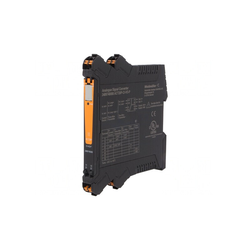 Adaptor de Semnale Analogice pentru Șină DIN 0-20mA 4-20mA | Electronic-mag.ro | Componente Electronice