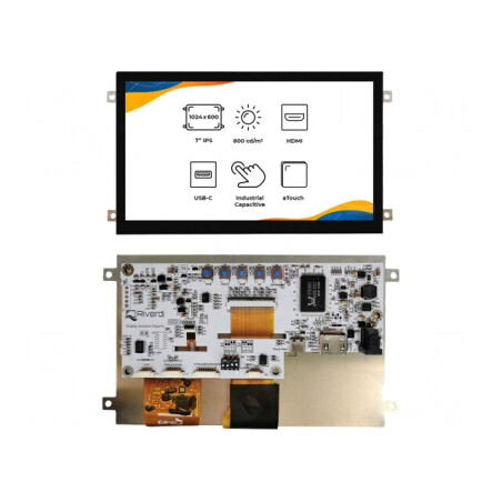 Display TFT 7" 1024x600 LED RGB | Electronic-mag.ro | Componente Electronice