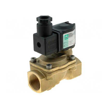 Ventil electromagnetic alamă cauciuc NBR 0,1-16bar IP65 | Electronic-mag.ro | Componente Electronice