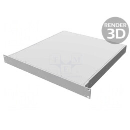 Carcasă Standard 19" 1U Aluminiu 457mm x 422mm | Electronic-mag.ro | Componente Electronice