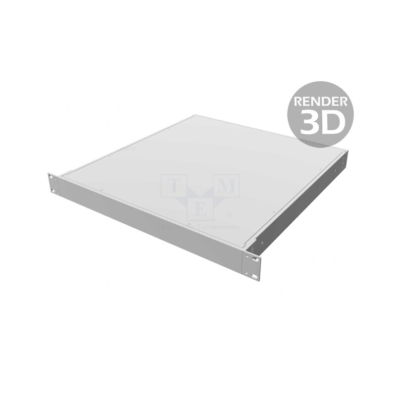Carcasă Standard 19" 1U Aluminiu 457mm x 422mm | Electronic-mag.ro | Componente Electronice