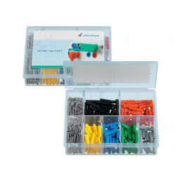 Set 60 Conectori și Mufe Banană 2mm | Electronic-mag.ro | Componente Electronice