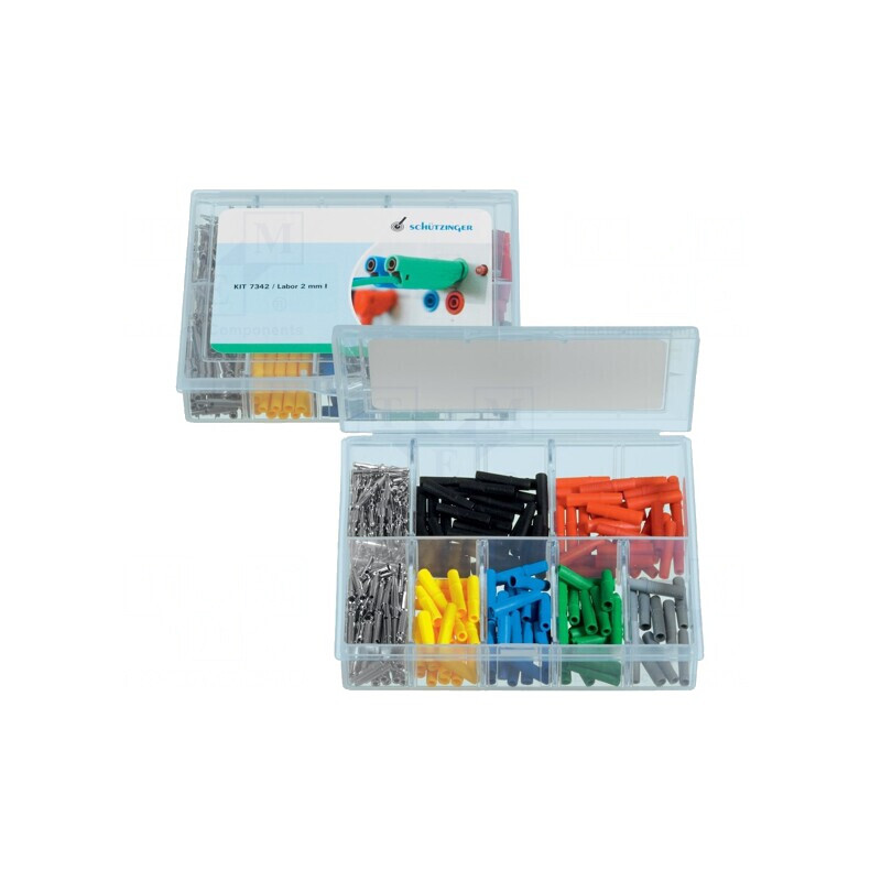 Set 60 Conectori și Mufe Banană 2mm | Electronic-mag.ro | Componente Electronice