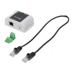 Convertor termocuplu LAN 2 porturi 12-24VDC NANO TC SENSOR | Electronic-mag.ro | Componente Electronice