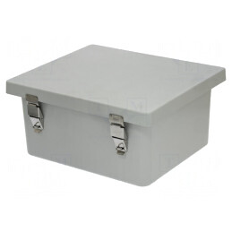Carcasă montare pe perete gri 261x308x156mm | Electronic-mag.ro | Componente Electronice