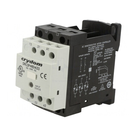 Releu semiconductor 4,8A 3-fazat 48-480VAC IP20 | Electronic-mag.ro | Componente Electronice
