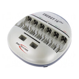Încărcător Ni-MH cu Microprocesor ENERGY 16 PLUS 230VAC | Electronic-mag.ro | Componente Electronice
