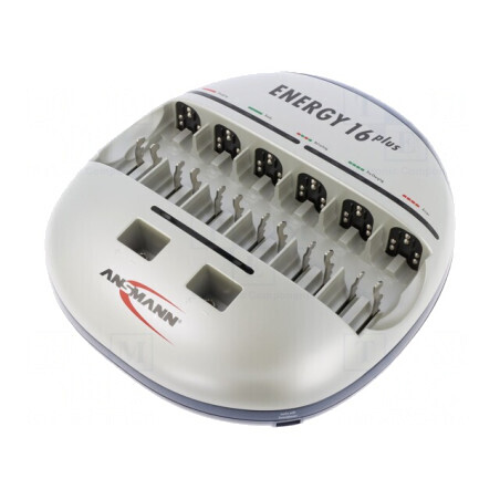 Încărcător Ni-MH cu Microprocesor ENERGY 16 PLUS 230VAC | Electronic-mag.ro | Componente Electronice