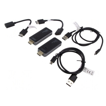 Extender HDMI Wireless 50m Negru | Electronic-mag.ro | Componente Electronice