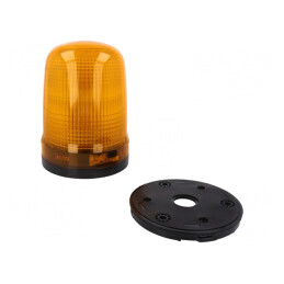 Semnalizator Luminos LED Ambră 10-30VDC SL15 | Electronic-mag.ro | Componente Electronice