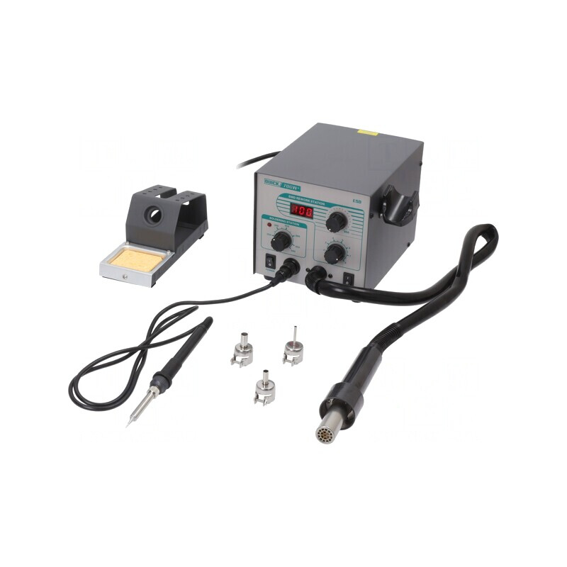 Stație de Lipit cu Aer Cald QUICK 706W, 100-450°C | Electronic-mag.ro | Componente Electronice Stație de Lipit cu Aer Cald QUICK 706W, 100-450°C | Electronic-mag.ro | Componente Electronice