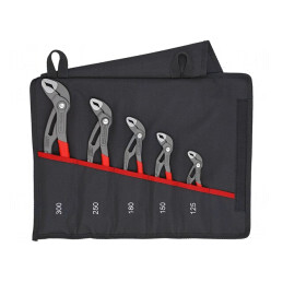 Set clești universali reglabil tip Cobra cu etui - 5 buc. | Electronic-mag.ro | Componente Electronice