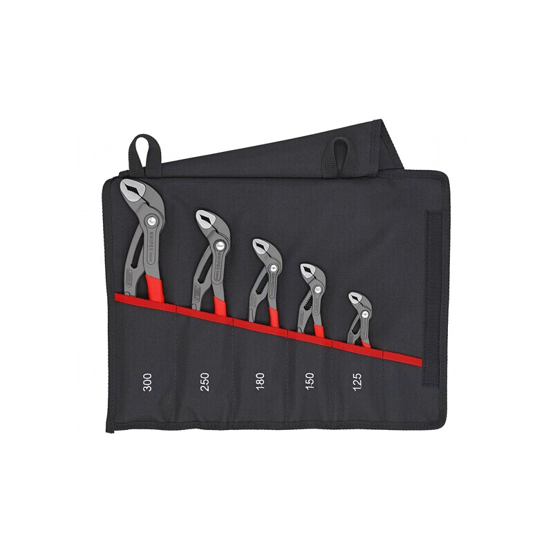 Set clești universali reglabil tip Cobra cu etui - 5 buc. | Electronic-mag.ro | Componente Electronice