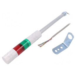 Coloană de semnalizare LED roșu/verde 24VDC | Electronic-mag.ro | Componente Electronice